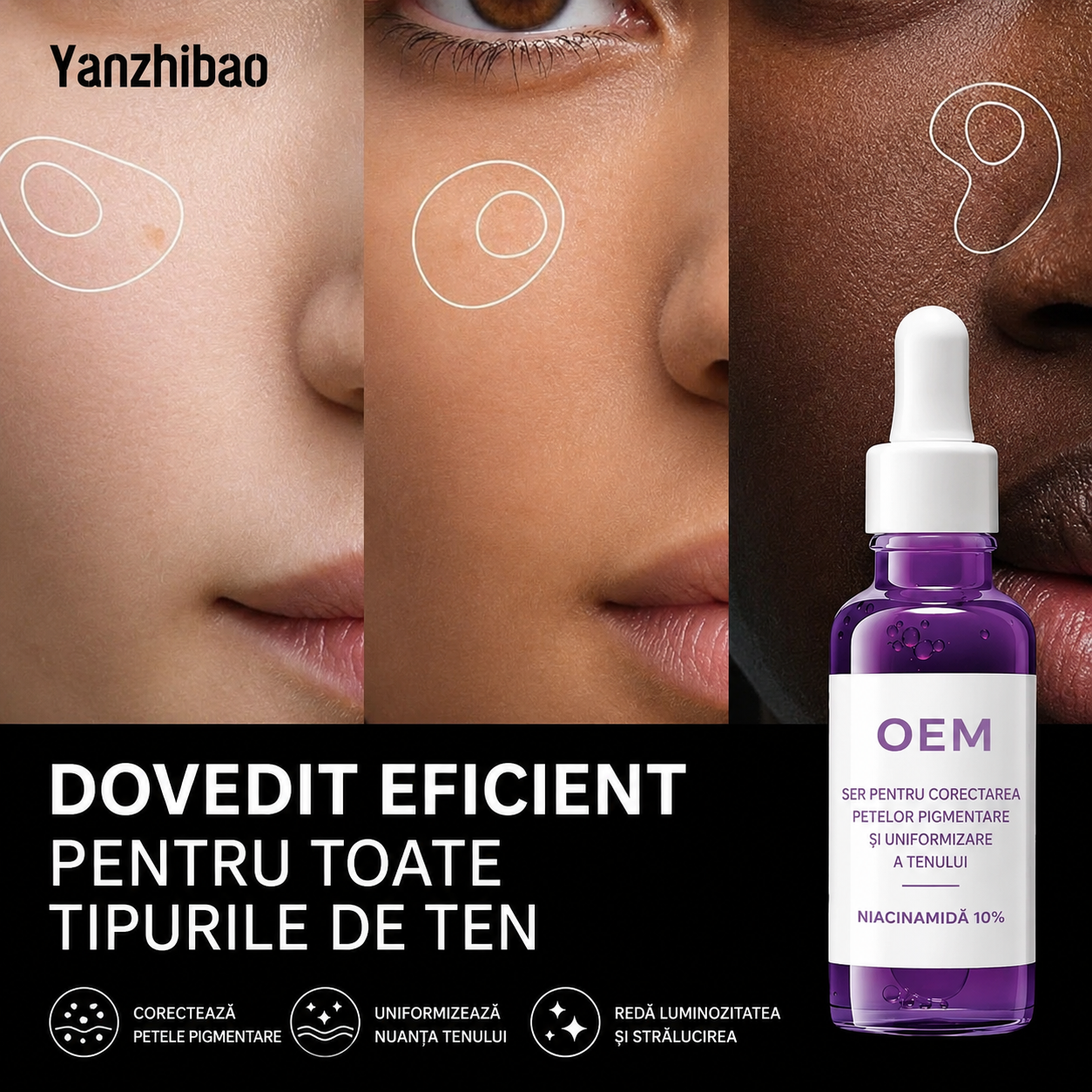 Ser cu Niacinamidă 10% pentru Ten Mai Curat și Efect Glow
